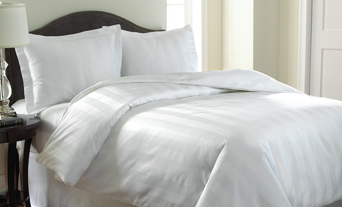 demask comforter set white